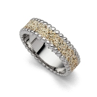 DUR Schmuck Ring *Strandzauber* Strandsand, Silber 925/- rhodiniert (R4786)