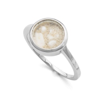 DUR Schmuck Ring " Sandsturm " Strandsand,Silber 925/- rhodiniert (R4678)