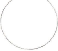 DUR Schmuck geschliffene Kugelkette, Silber 925/- (K2208)