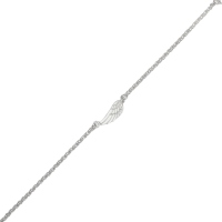 UVP 39,90€ DUR Schmuck feines Armband FLÜGEL Silber 925/- 16+4cm Verlängerung (A1438)