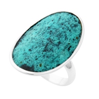 DUR Schmuck Ring Patina, oval, Silber 925/- (R4856)