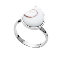 UVP 69,90€ DUR Schmuck Ring "Meeresauge" Tropfen, Silber 925/- rhodiniert (R4348) Größe variabel