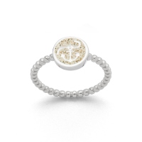 UVP 59,90€ - DUR Schmuck Ring "Hoffnung" Strandsand, Silber 925/- Gr.52 (R5156)