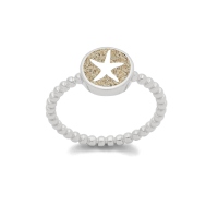 UVP 59,90€ - DUR Schmuck Ring "Traum" Strandsand, Silber 925/- (R5187)