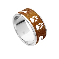 UVP ab 129€ DUR Schmuck Ring "Lucky Dog" Bernstein Sterlingsilber 925/- rhodiniert (R5260)