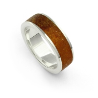 UVP 79,90€ - DUR Schmuck Ring BERNSTEIN Silber 925/-(R5242)