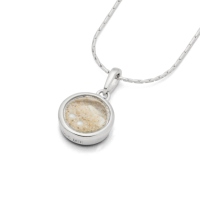 DUR Schmuck Anhänger Sandsturm klein rhodiniert  Silber 925/- (P3187)