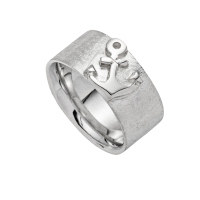 DUR Schmuck Bandring FETTER ANKER, Silber 925/- (R5399)