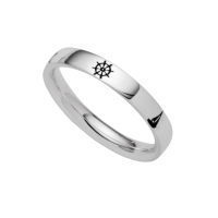 DUR Schmuck Ring MARITIM 5 Motive Silber 925/- oxidiert  (R5424)