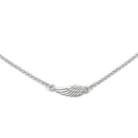 UVP 49,90€ DUR Schmuck Kette ENGELSFLÜGEL Silber 925/- 42cm + 3cm Verlängerung (K2361)