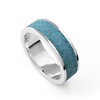 UVP 79,90€ - DUR Schmuck Ring STEINSAND hellblau, Silber 925/- rhodiniert (R4918)