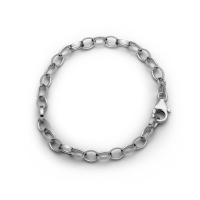 DUR Schmuck Erbs Armband (A1570) Silber 925/- rhodiniert - Länge wählbar