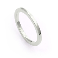 DUR Schmuck zierlicher Damen Ring Silber 925/- (R5282) Bandring, Vorsteckring