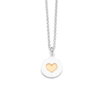 UVP 49,90€ DUR Schmuck Kette LIEBE Silber 925/- vergoldet (K2540)