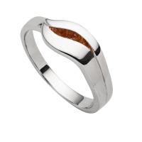 DUR Schmuck Ring SILBERSCHWEIF Bernstein, Silber 925/- rhod. (R5702)