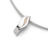 DUR Schmuck Kette SILBERSCHWEIF Strandsand, Silber 925/- rhodiniert 42cm (K2680)