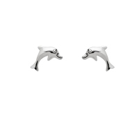 DUR Schmuck Ohrstecker DELFIN Silber 925/- (S1491)