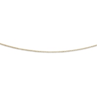 DUR Schmuck feine Erbskette Silber 925/- vergoldet (K2716)