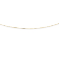 DUR Schmuck Kette Haferkorn fein, Silber 925/- vergoldet, 42cm (K2534)