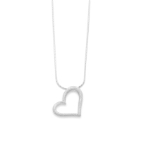 UVP 42,90€ DUR Schmuck Kette FROZEN HEART, Silber 925/- 42cm (K2287)