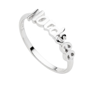 DUR Schmuck Ring NORDSEE, Silber 925/- rhodiniert (R5942 )