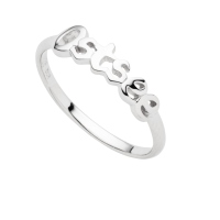 DUR Schmuck Ring OSTSEE, Silber 925/- rhodiniert (R5943 )
