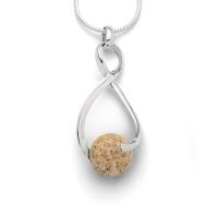 DUR Schmuck Anhänger SWINGING Strandsand Silber 925/- (P2628)