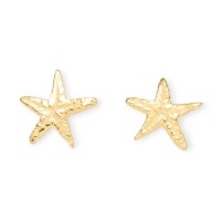 DUR Schmuck Ohrring Seestern Silber 925/- vergoldet (S1495)